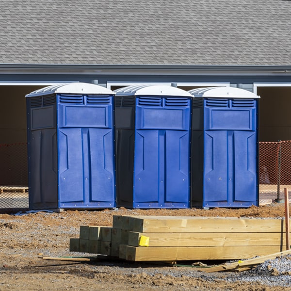 do you offer hand sanitizer dispensers inside the portable toilets in Lamar IN